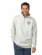 5065-M Burnout Fleece 1/4 Zip Mock Neck
