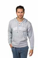 5011-M ADULT MARLED LACE UP HOODIE